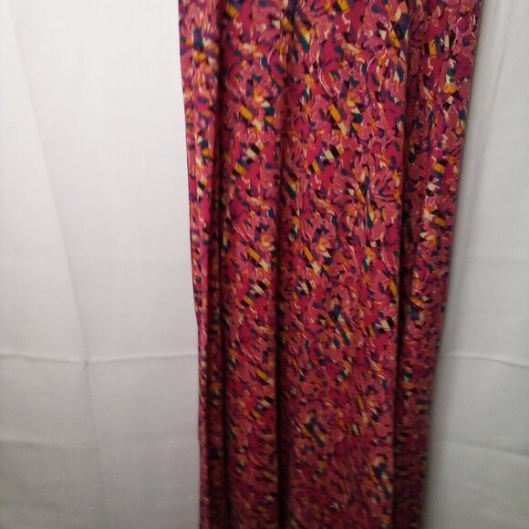 Lularoe Maxi Dress Women S Long Length Short Sleeve Pattern Colorful - Picture 14 of 16